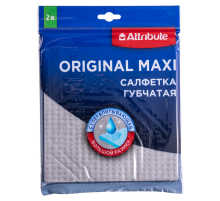 Салфетка Attribute Original Maxi губчатая 2шт, 18 x 20см