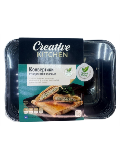 Конвертики Creative Kitchen с творогом и зеленью, 140г