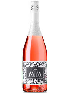 Вино игристое Mim Cava Reserva розовое брют, 0.75л