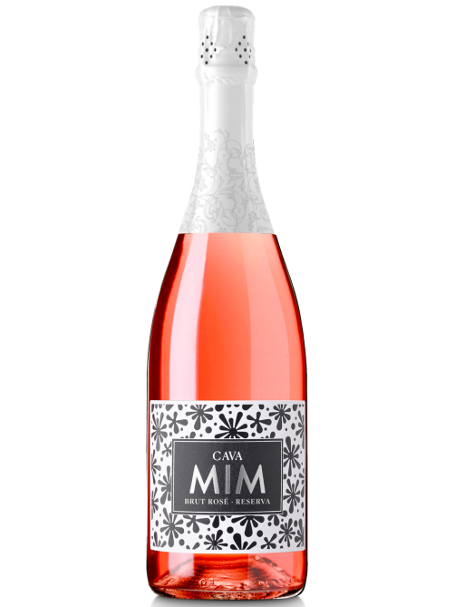 Вино игристое Mim Cava Reserva розовое брют, 0.75л