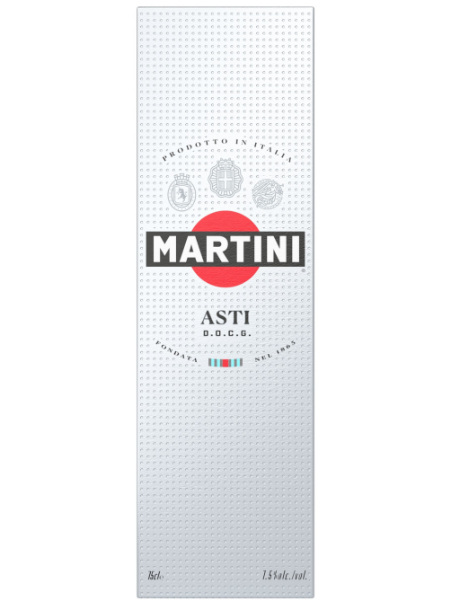 Вино игристое Martini Asti белое сладкое в подарочной упаковке, 0.75л