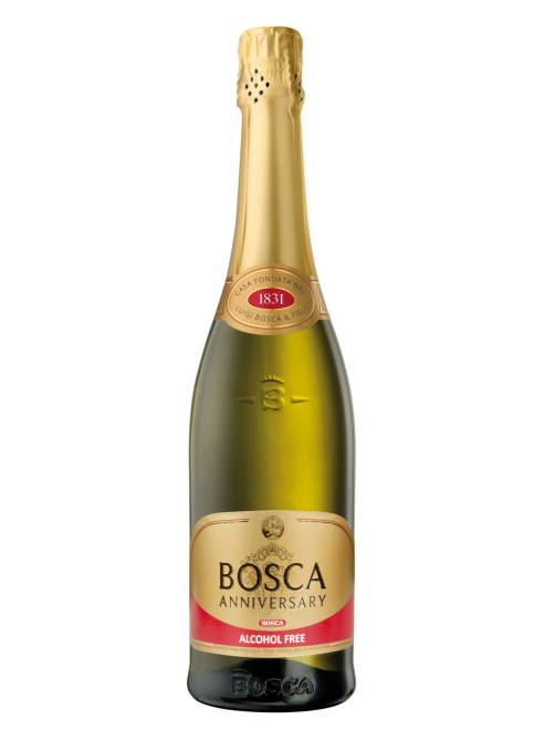 Напиток Bosca Anniversary безалкогольный белый полусладкий, 0.75л