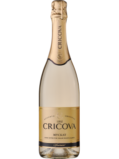 Вино игристое Cricova Muscat белое полусладкое, 0.75л