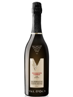 Вино игристое Val D'Oca Rive di San Pietro di Barbozza Valdobbiadene Prosecco Superiore белое брют, 0.75л