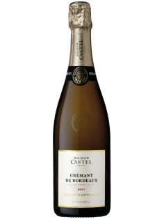 Вино игристое Maison Castel Cremant de Bordeaux Brut белое брют, 0.75л