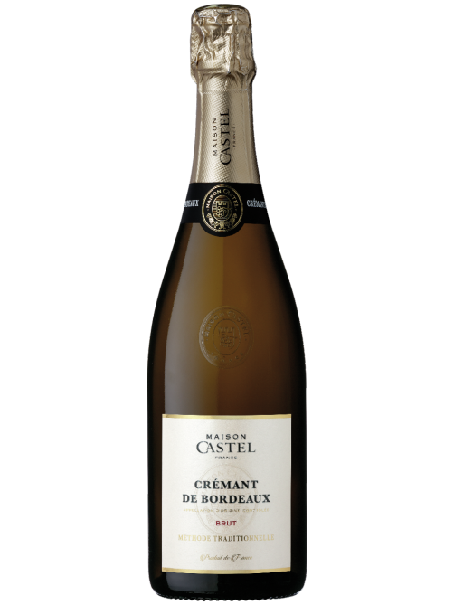 Вино игристое Maison Castel Cremant de Bordeaux Brut белое брют, 0.75л