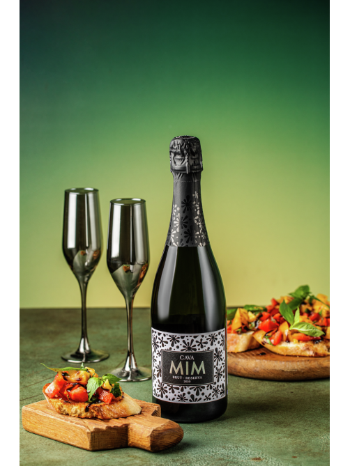 Вино игристое Mim Cava Reserva белое брют, 0.75л
