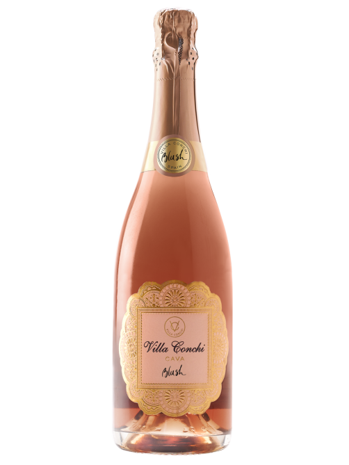 Вино игристое Villa Conchi Cava Blush розовое сухое, 0.75л