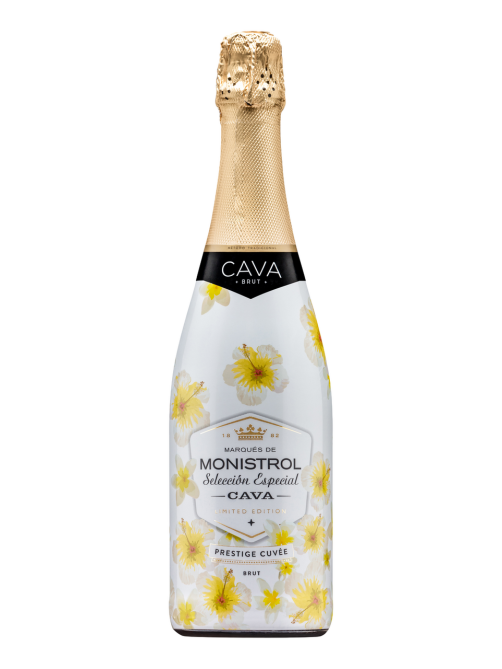 Вино игристое Monistrol Cava Brut белое брют, 0.75л