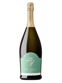 Вино игристое Val D'Oca Magnum Argento Extra Dry Prosecco Treviso белое сухое, 1.5л
