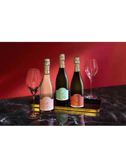 Вино игристое Val D'Oca Magnum Argento Extra Dry Prosecco Treviso белое сухое, 1.5л