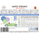 Напиток винный безалкогольный Santo Stefano Bianco белый полусладкий, 0.75л