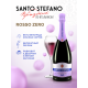 Напиток винный безалкогольный Santo Stefano Rosso красный полусладкий, 0.75л