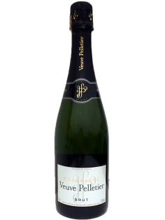 Вино игристое Шампань Veuve Pelletier белое брют, 0.75л