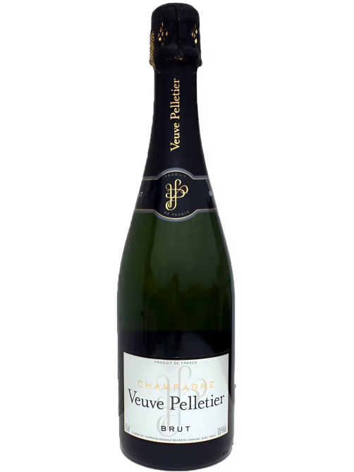 Вино игристое Шампань Veuve Pelletier белое брют, 0.75л