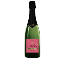Вино игристое Fines Bulles D'Amour белое полусухое, 0.75л