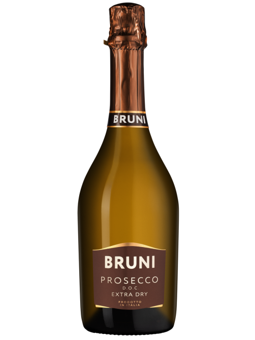 Вино игристое Bruni Prosecco Extra Dry белое брют, 0.75л