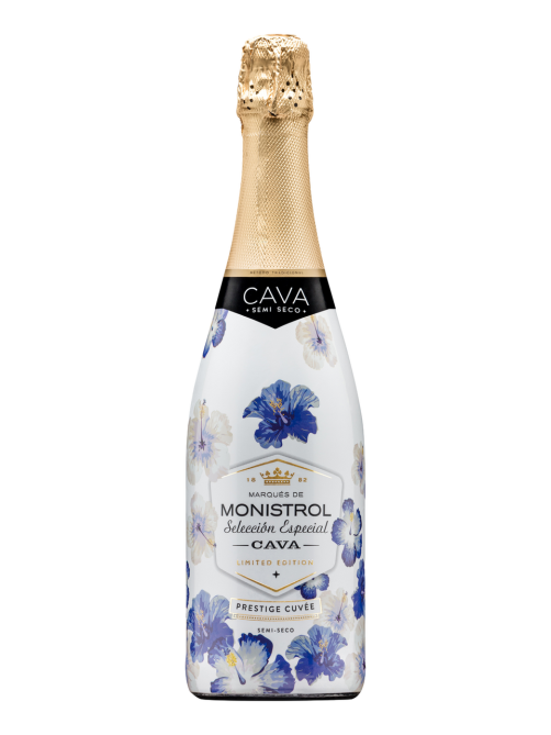 Вино игристое Monistrol Cava Semi Seco белое полусухое, 0.75л