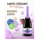 Напиток винный безалкогольный Santo Stefano Rosso красный полусладкий, 0.75л