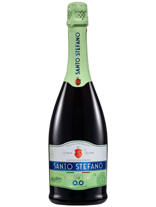 Напиток винный безалкогольный Santo Stefano Bianco белый полусладкий, 0.75л