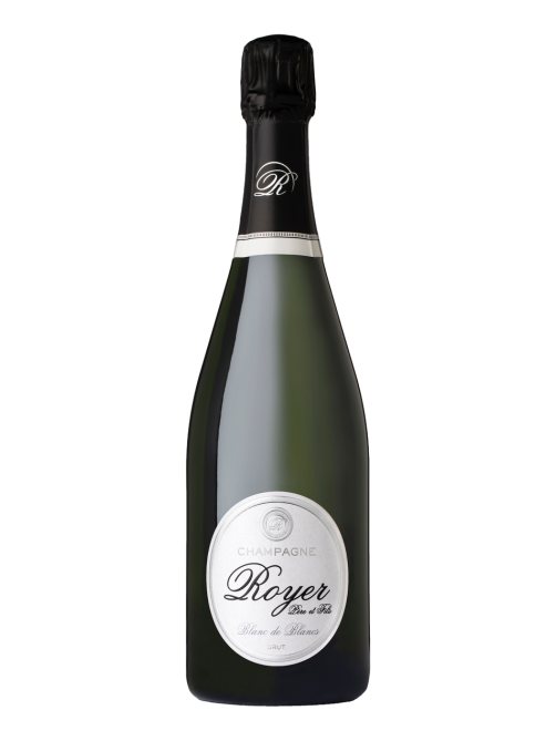 Вино игристое Шампань Royer Blanc de Blancs белое брют, 0.75л