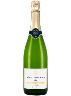 Вино игристое Jean Degaves Cremant de Bordeaux белое брют, 0.75л