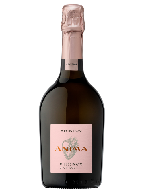 Вино игристое Аристов Anima Millesimato розовое брют, 0.75л