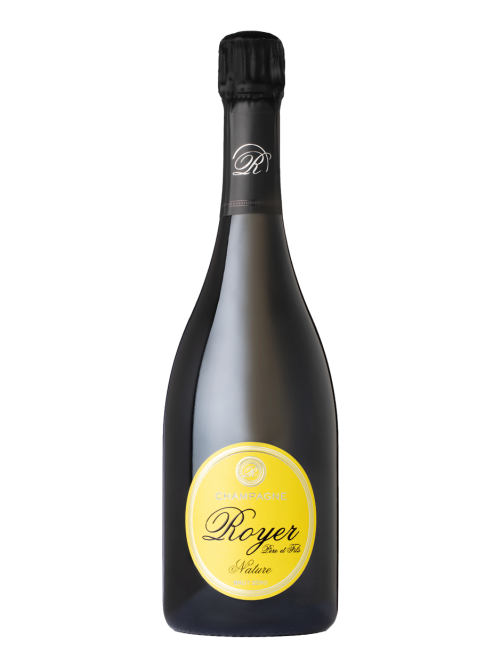 Вино игристое Шампань Royer Nature Brut Champagne белое брют, 0.75л