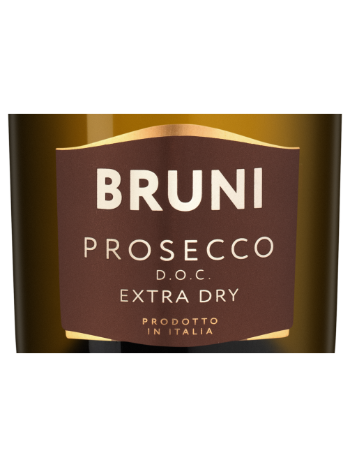 Вино игристое Bruni Prosecco Extra Dry белое брют, 0.75л