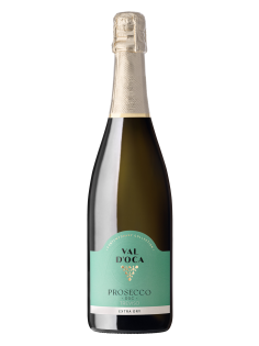 Вино игристое Val D'Oca Prosecco Treviso Extra Dry белое сухое, 0.75л