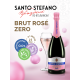 Напиток винный безалкогольный Santo Stefano Rose Brut розовый брют, 0.75л