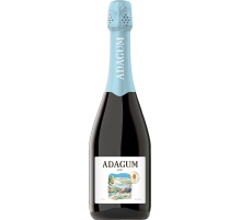 Вино игристое Adagum белое брют, 0.75л