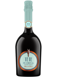 Вино игристое Tete De Cheval Blanc de Blancs белое брют, 0.75л