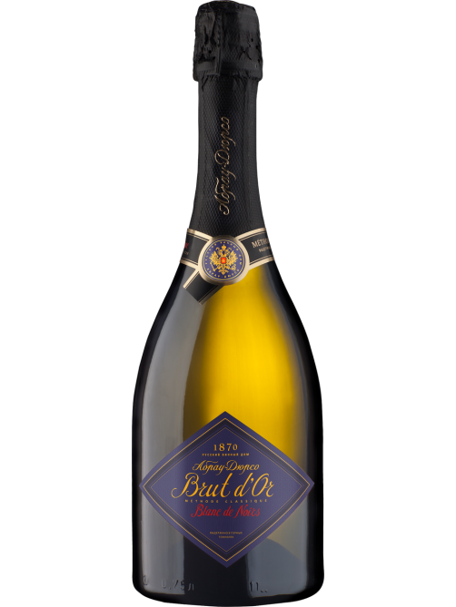 Вино игристое Абрау Дюрсо Blanc de Noirs белое брют, 0.75л