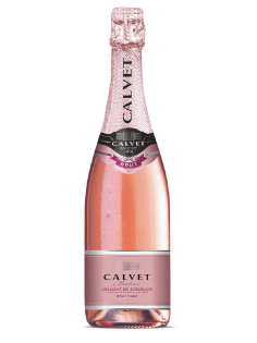 Вино игристое Calvet Cremant de Bordeaux розовое брют, 0.75л