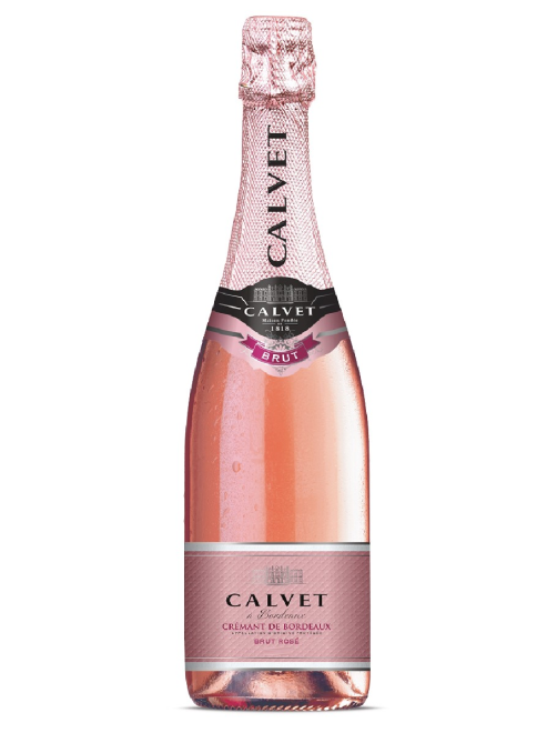 Вино игристое Calvet Cremant de Bordeaux розовое брют, 0.75л