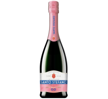 Напиток винный безалкогольный Santo Stefano Rose Brut розовый брют, 0.75л