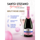 Напиток винный безалкогольный Santo Stefano Rose Brut розовый брют, 0.75л
