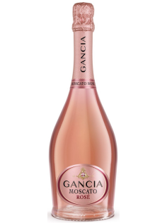 Вино игристое Gancia Rose Moscato розовое сладкое, 0.75л
