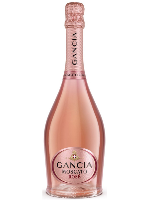 Вино игристое Gancia Rose Moscato розовое сладкое, 0.75л