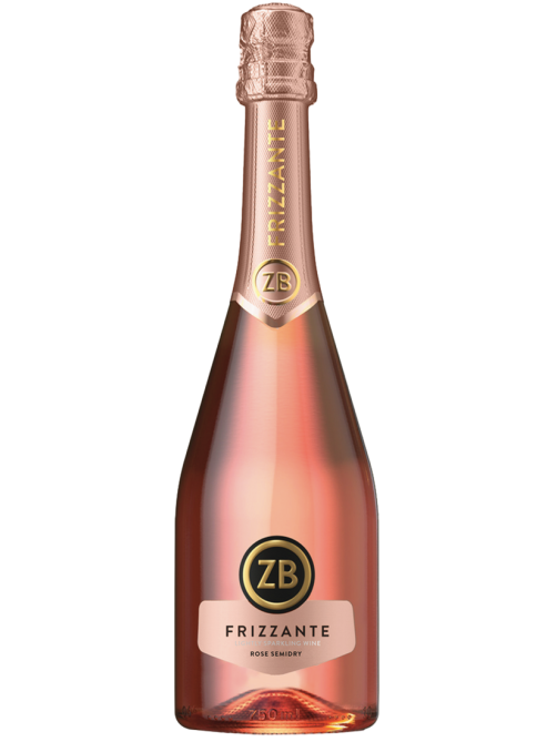 Вино игристое Золотая Балка ZB Frizzante Rose Semidry розовое полусухое, 0.75л