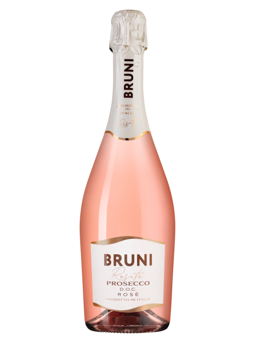 Вино игристое Bruni Prosecco Rose Brut розовое брют, 0.75л