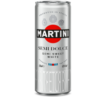 Напиток виноградосодержащий Martini Semi Dolce белый сладкий, 0.25л