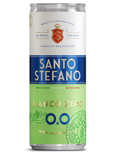 Напиток винный безалкогольный Santo Stefano Bianco белый полусладкий, 0.25л
