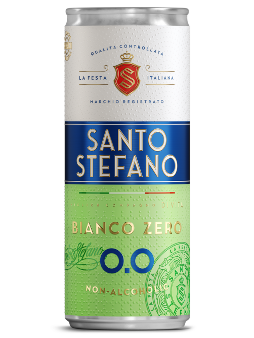 Напиток винный безалкогольный Santo Stefano Bianco белый полусладкий, 0.25л