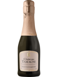 Вино игристое Chateau Tamagne белое полусладкое, 0.2л