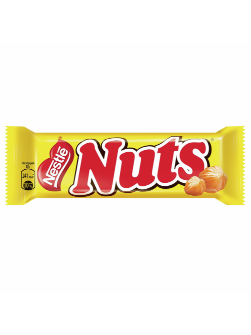 Батончик Nestle Nuts шоколадный, 50г x 30 шт
