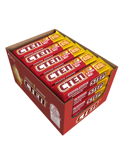Батончик шоколадный Степ Extra Nut, 47г