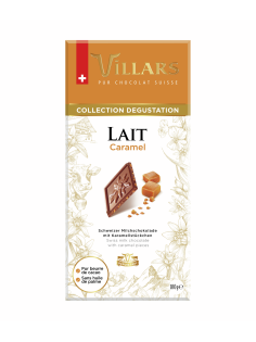Шоколад Villars молочный с карамелью, 100г