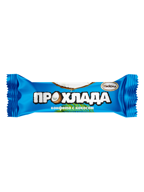 Батончик шоколадный Акконд Прохлада на основе воздушной нуги с кокосовой стружкой, 40г